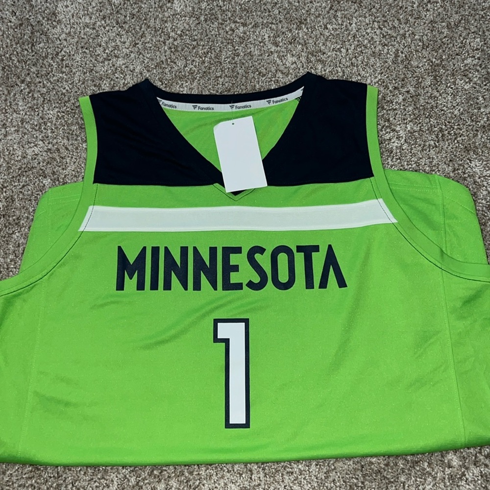 Minnesota Timberwolves XL Jersey. NEVER WORN. Brand new.